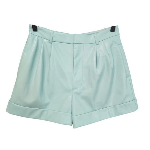 Alice + Olivia Mint High Waist Shorts - Picture 2 of 4